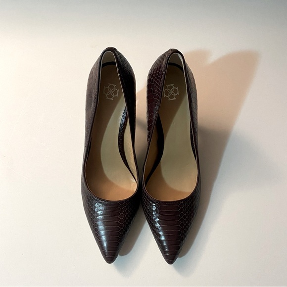 Ann Taylor Shoes - Ann Taylor Snakeskin Heels Size 10M